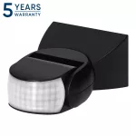 Czujnik ruchu 360°/180° 2 sensory, IP65, 1200W, czarny, TUYA Smart Wi-Fi