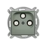 ICON Mechanizm gniazda multimedialnego 3F DATA (UPC) szałwiowy