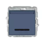 MINI Mechanizm łącznika hotelowego podwójnego (podświetlenie białe) navy blue