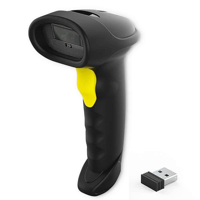 Qoltec Skaner czytnik kodów kreskowych i QR | 1D 2D | USB  | Bluetooth 