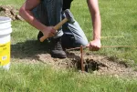 Miedziowany pręt uziemiający, spiczasty, 1/2" dia, 3 m, 254 µm Plating, 3,11 kg