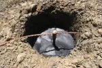 Miedziowany pręt uziemiający, spiczasty, 1" dia, 3 m, 254 µm Plating, 10 kg