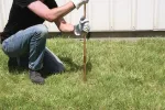 Miedziowany pręt uziemiający, spiczasty, 1" dia, 3 m, 254 µm Plating, 10 kg