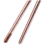 Miedziowany pręt uziemiający, segmentowy, 3/4" dia, 1 m, 254 µm Plating, 2,793 kg