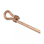 Mocowanie do uziemienia statków powietrznych, 50,8 mm Średnica, 3 048 mm, 3/4 UNC Thread