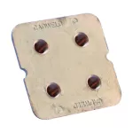 Punktu uziemienia B161/B164, cztery bolce, Miedź, 10,7 mm Średnica, M12 Thread