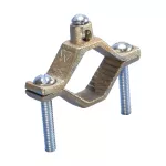 Klamra uziemiająca do rur wodnych/gazowych, 1 1/4"–2" Pipe, #10 pełny–#2 linkowy, 6 mm² linkowy–25 mm² linkowy
