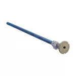 Mostek uziemiający DB, jeden bolec, lita okrągła stal, prosty, Średnica 16 mm–pełny, 500 mm, M10 Thread