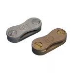 Klamra taśmowa, Mosiądz, 25 x 6 mm Tape, Nieosłonięty