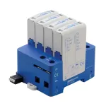Ochrona przeciwprzepięciowa na szynę  DIN DT1, klasa I+II 12.5 kA, tryb 4+0, 240 V Un