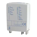 Moduł zamienny zabezpieczenia przeciwprzepięciowego na szynę DIN DT2, 240 V Un, 300 V, Maks. prąd wyładowczy (Imax) 50 kA 8/20 μs, IEC
