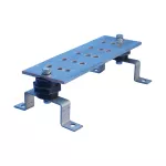 Zbiorcza szyna uziemiająca, w/Insulators and Brackets, EE, 305 mm x 51 mm x 6,4 mm, Tinned