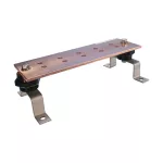 Zbiorcza szyna uziemiająca, w/Insulators and Brackets, TES, 381 mm x 51 mm x 6,4 mm