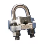Cynkowana klamra do pręta uziemiającego, ze śrubą U, na jeden przewód, 2/0 Peł.–250 kcmil Lin., 70 mm² Lin.–120 mm² Lin. Conductor Size, UL