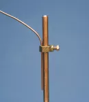 Klamra do pręta uziemiającego z brązu, do połączenia typu pręt-przewód, Brąz krzemowy, 1" dia, #8 pełny–4/0 linkowy, 10 mm² pełny–95 mm² linkowy, 9/16