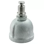 Adapter do masztu do rury wodnej, Stal, S304, PG, 1/2 BSPP, 2 NPT