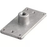 Podstawa zwodu, połączenie poziome, gwint imperialny, Aluminium, 5/8 UNC Thread