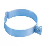 Wspornik opaskowy do punktowego mocowania kabla na rurze, Aluminium, 114,3–127 mm OD