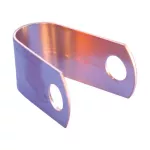 Opaska kablowa z jednym otworem, Aluminium, 12,7 mm OD