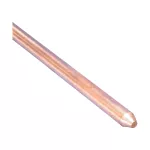 Pręt uziemiający z litej miedzi, spiczasty, 3/4" dia, 3,05 m