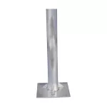 Maszt aluminiowy z podstawą, 4 m, 69,9 mm Średnica