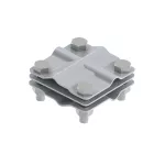 Uniwersalna złącze uziemiające ze stali nierdzewnej, 8 mm Solid-10 mm Solid, 35 mm² linkowy–50 mm² linkowy