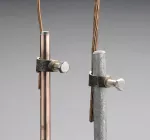 Klamra do pręta uziemiającego ze stali nierdzewnej, do połączenia typu pręt-przewód, 1/2"–5/8" dia, #12 linkowy–#2 linkowy, 4 mm² linkowy–25 mm² linko