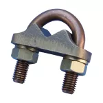 Uchwyt do pręta uziemiającego, ze śrubą U, typu E, 3/4" dia, 17,3 mm dia, 16 mm, #5, 15M