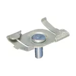 Przekręcany zacisk 4G16 z trzpieniem, CADDY ARMOUR, Szary, 24 mm Rastra T, M6 Gwintu, 7 mm Gwintu