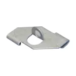 Przekręcany zacisk 4G24H ze zwykłym otworem pod kątem 90°, CADDY ARMOUR, Szary, 5,8 mm Otworu, 1,5 mm Maks. Kołnierz, 24 mm Rastra T