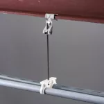 nVent CADDY Rod Lock wieszak ze stali sprężynowej dla prętów z zaciskiem kołnierzowym, M6 Pręta, 3–8 mm Kołnierz