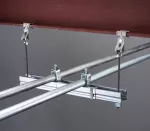 nVent CADDY Rod Lock wieszak ze stali sprężynowej dla prętów z zaciskiem kołnierzowym, M6 Pręta, 3–8 mm Kołnierz