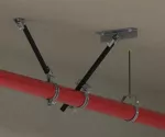 Uniwersalna klamra stężająca, ocynk. galw., rura 12", 300 DN