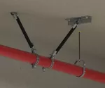 Uniwersalna klamra stężająca, ocynk. galw., rura 12", 300 DN