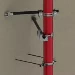 Stężenie poprzeczne Quick Grip, 3" rury, 80 DN