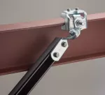 Zespół zawiasowego wspornika do profilów strat do zastosowań sejsmicznych, 14,3 mm Otworu