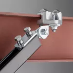 Zespół zawiasowego wspornika do profilów strat do zastosowań sejsmicznych, 20,6 mm Otworu