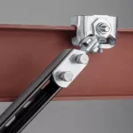 Zespół zawiasowego wspornika do profilów strat do zastosowań sejsmicznych, 20,6 mm Otworu