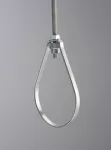 FCS Wieszak pętlowy z regulacją wysokości, 1 1/4" rury, 32DN, 43mm OD, M10 Pręta