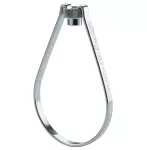 FCS Wieszak pętlowy z regulacją wysokości, 1 1/2" rury, 40DN, 48mm OD, M10 Pręta