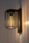 77106 Lampa ogrodowaTarpa E27 1x MAX 40W czarna IP44 K