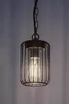 77107 Lampa ogrodowa Tarpa E27 1x MAX 40W czarna IP44 K