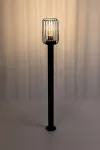 77108 Lampa ogrodowa Tarpa E27 1x MAX 40W czarna IP44 K