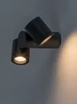 77111 Lampa ogrodowa Enol GU10 2x MAX 35W czarna IP44
