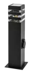 77122 Lampa ogrodowa Ankara E27 1x MAX 12W czarna IP44
