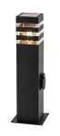 77122 Lampa ogrodowa Ankara E27 1x MAX 12W czarna IP44