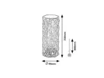 Lampka dekoracyjna Siggy,ind.table, LED1,5W, H21cm, RGB
