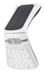 Lampa solarna Rogova, outdoor solar plastic white wall lamp, LED4W, with shade: 330lm, without shade: 400lm, 4000K, H21cm, L11cm, motion sensor, working time:6-8hours, IP44, naturalna biel