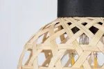 Lampa ścienna Rattan,ind.wall, E27 1xMAX15W, L20cm