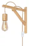 Lampa ścienna Ubul,ind.wall, E27 1xMAX60W, L29cm